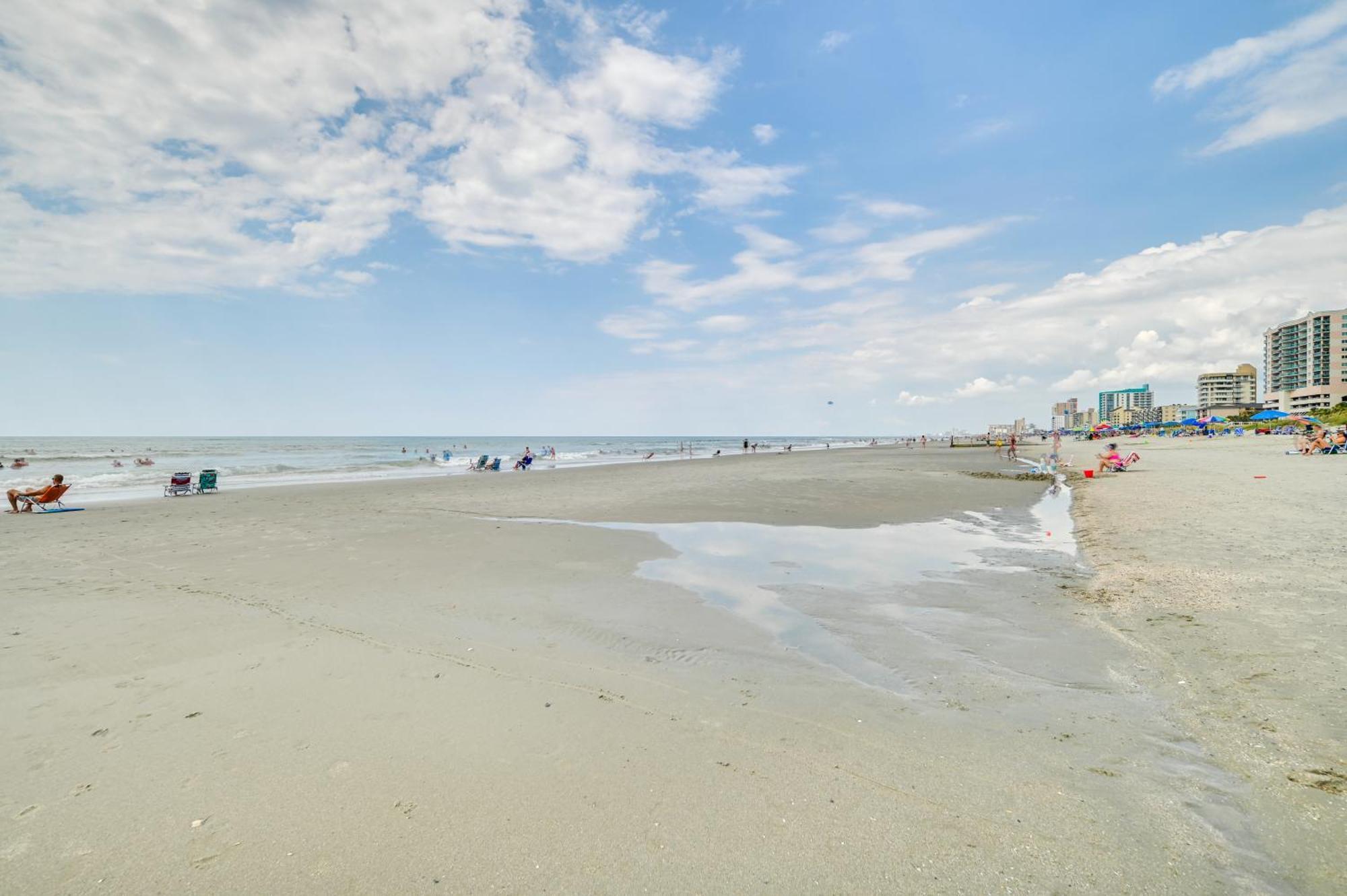 Cozy Coastal Condo With Airy Oceanfront Balcony Myrtle Beach Eksteriør billede