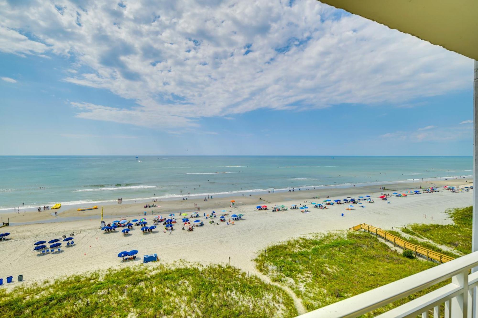 Cozy Coastal Condo With Airy Oceanfront Balcony Myrtle Beach Eksteriør billede