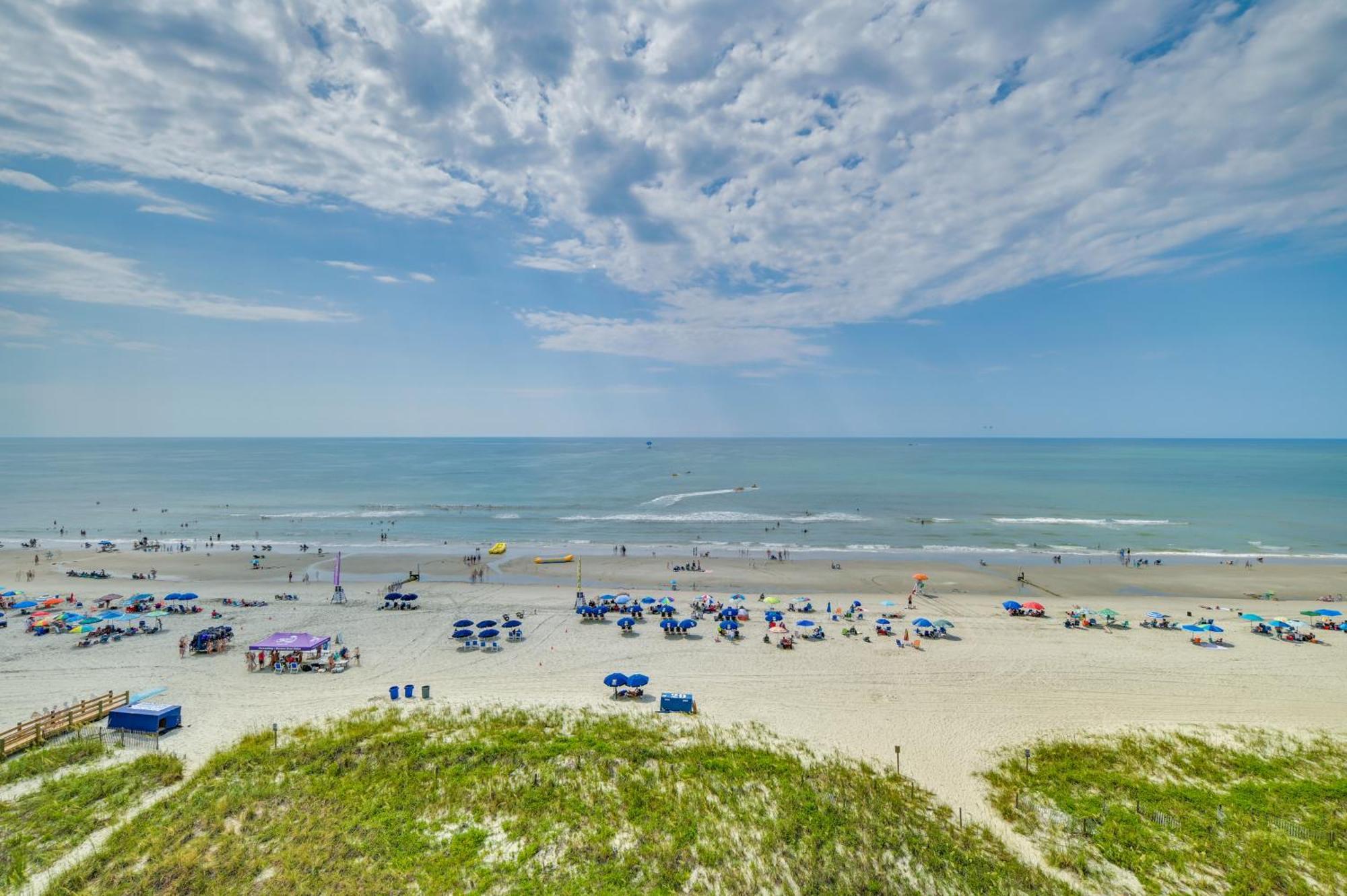 Cozy Coastal Condo With Airy Oceanfront Balcony Myrtle Beach Eksteriør billede